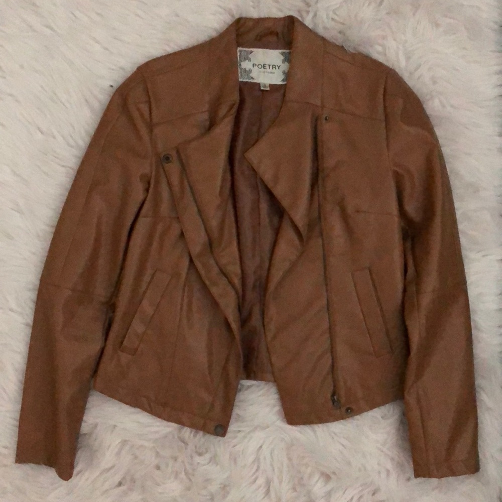 Poetry Leather Jacket